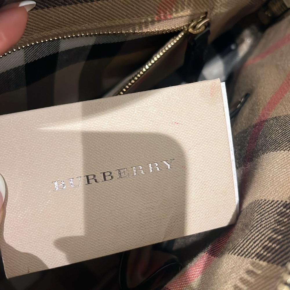 SOLD ✨✨100% Authentic Burberry Top Handle bag - Picture 9 of 10